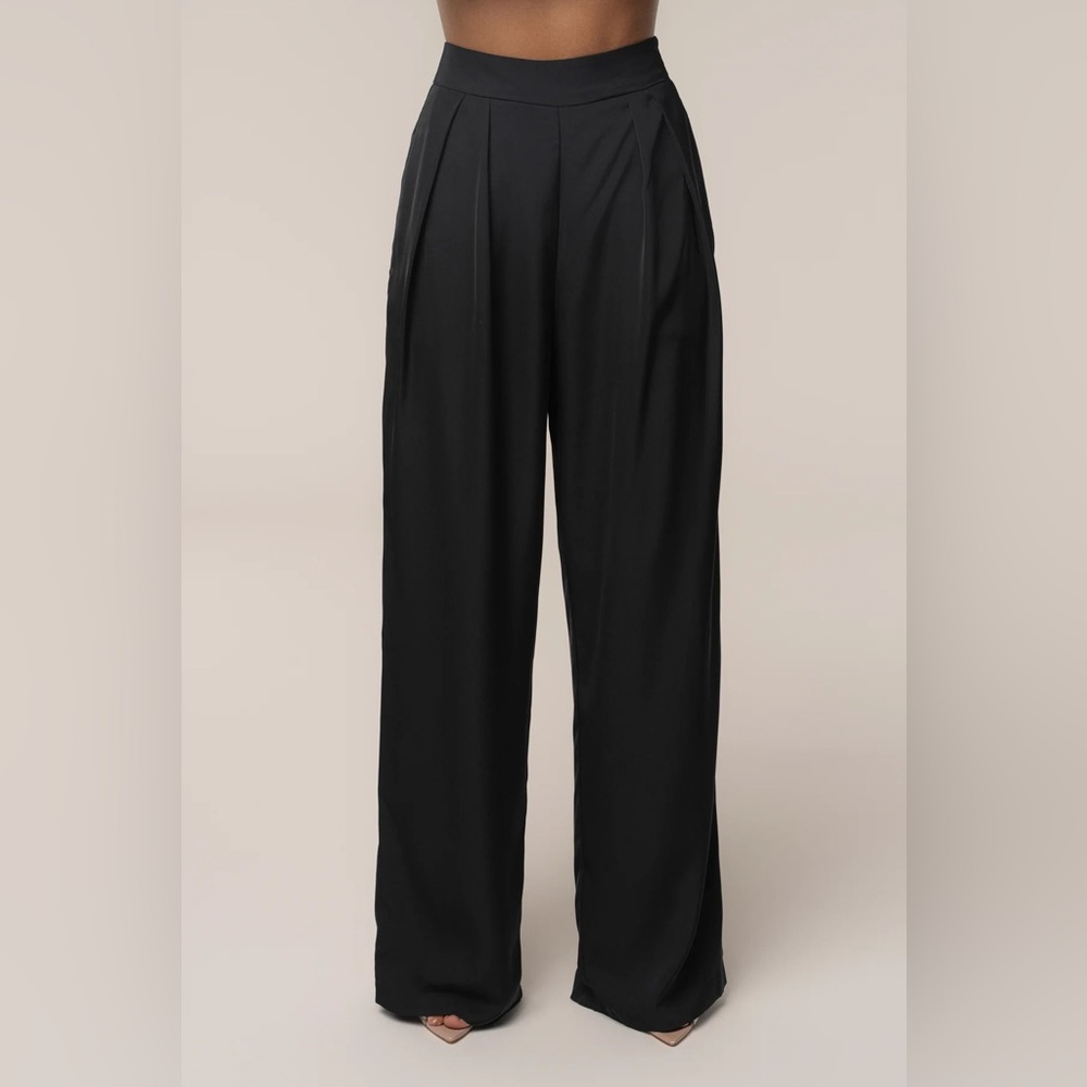 JLUXLABEL SIZE L BLACK CANDICE TROUSERS